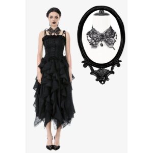Women's Gothic Butterfly Lace Choker