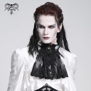Men's Gothic Diamond Mesh Tassels Necktie
