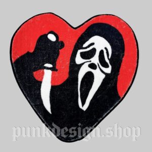 Home's Gothic Heart Shape Death Mat