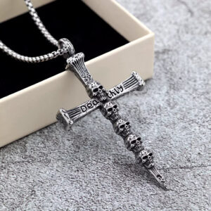 Men's Gothic Skull Necklace