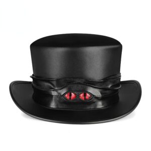 Men's Gothic Strappy Evil Eyes Hat