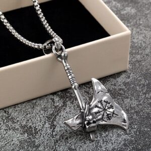 Men's Punk Axe Necklace