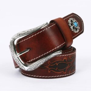 Men's Punk Carved Pattern Belt