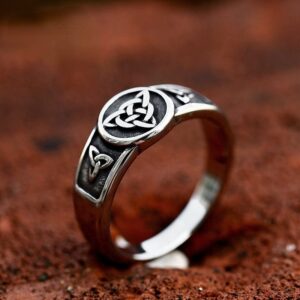 Men's Punk Celtic Knot Ring