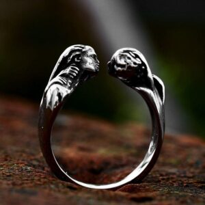 Men's Punk Couple Open Ring