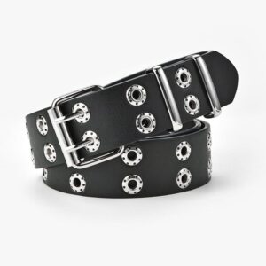 Men's Punk Metal Circle Belt
