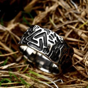 Men's Punk Totem Ring