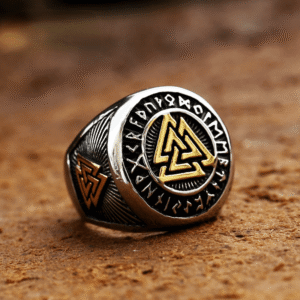 Men's Punk Vintage Letter Ring