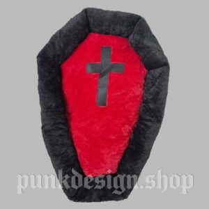 Pet's Gothic Cross Coffin Shape Cat Nest