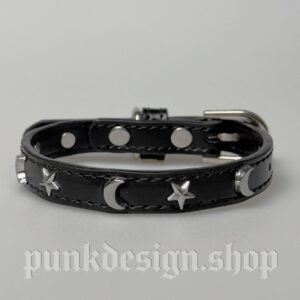 Pet's Gothic Moon&Star Cat Collar