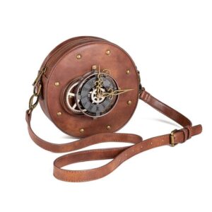 Steampunk Circular Clock Shoulder Bag