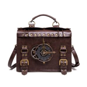Steampunk Clock Buckle Detachable Bag