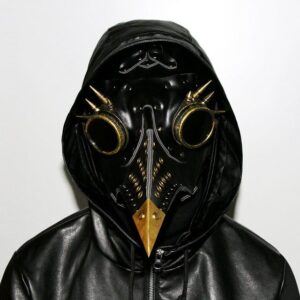 Steampunk Cutout Nailed Splice Beak Mask