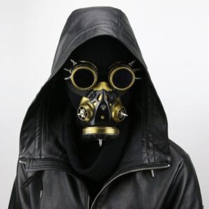Steampunk Goggles Rivets Splice Mask
