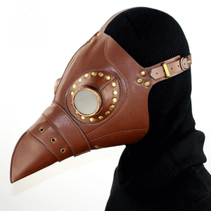 Steampunk Stitch Splice Beak Mask