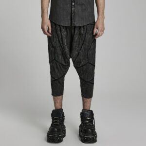 Men's Punk Stripes Baggy Pants