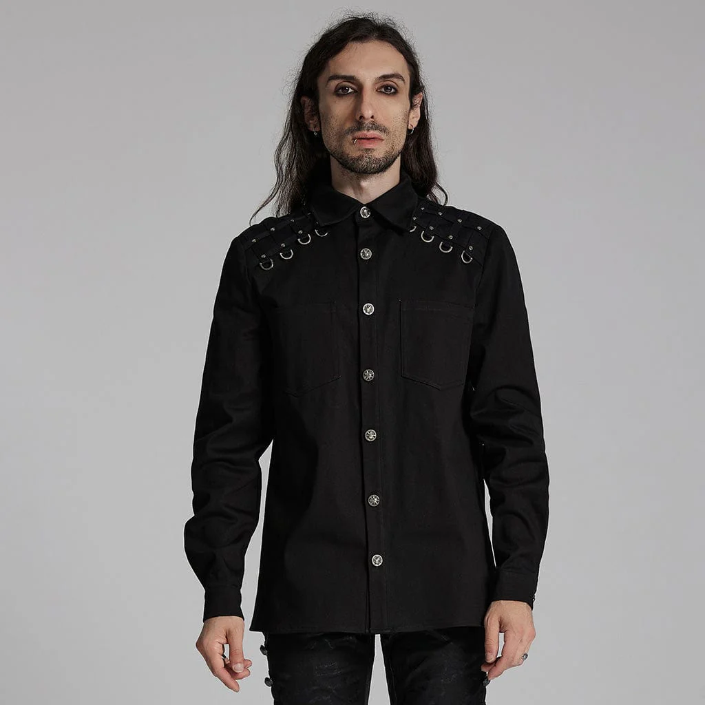 Men’s Punk Studs Shirt