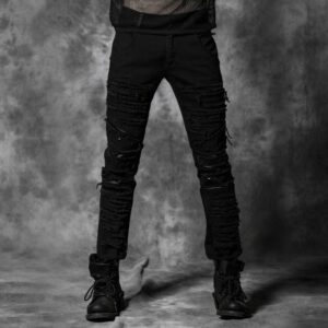 Men's Ripped Denim Harem Jeans