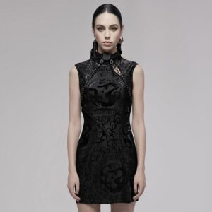 Women's Gothic Chinese Cheongsam Dress
