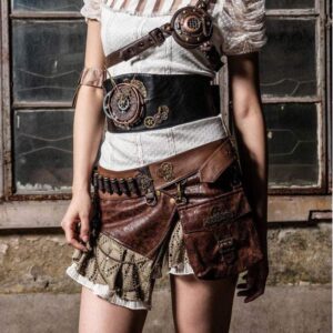Steampunk Clock part Broad Waist Belt