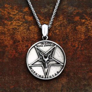 Men's Gothic Punk Sheep's Head Necklace