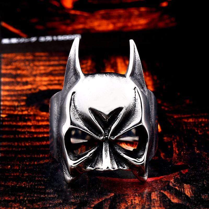 Men’s Punk Batman Head Ring