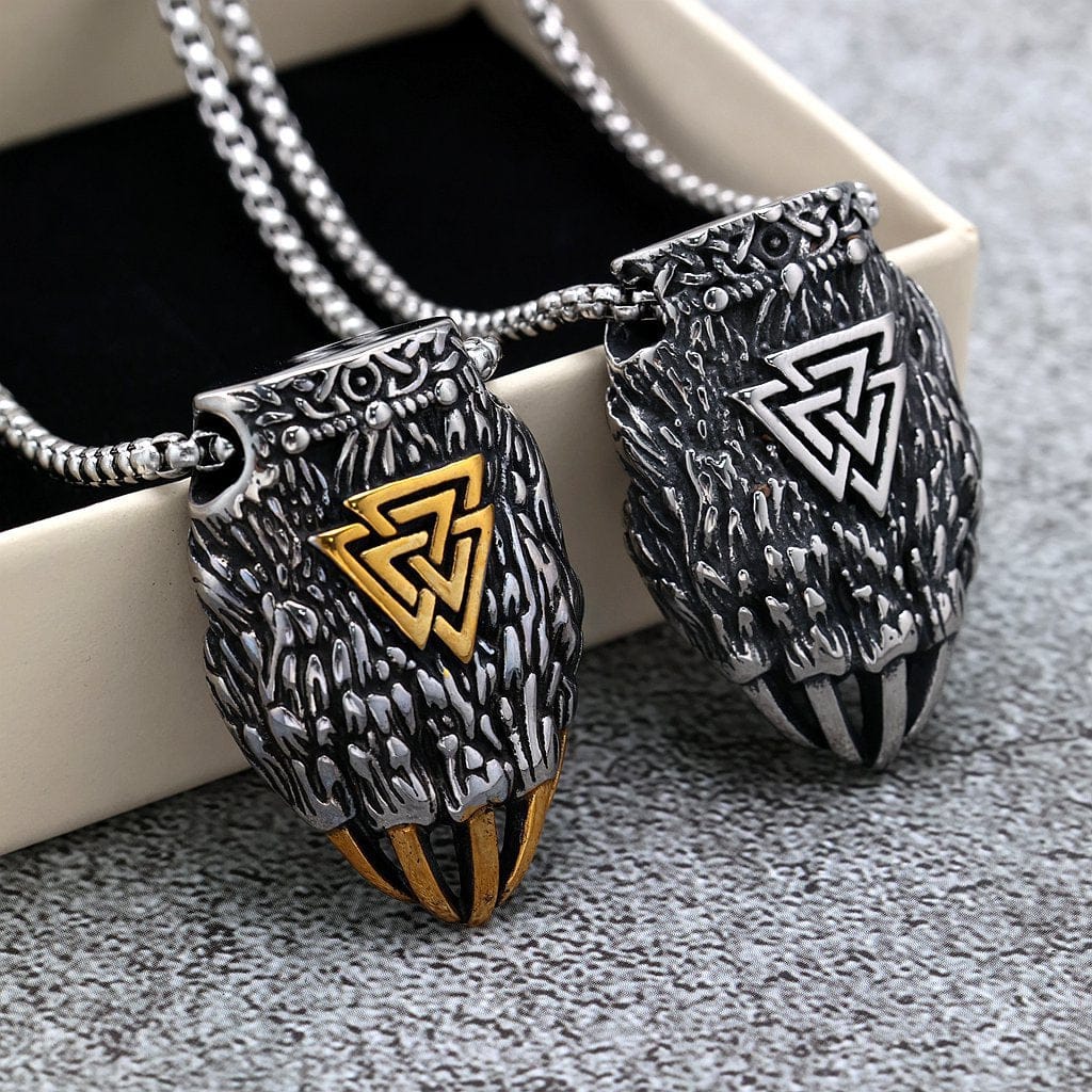 Men’s Punk Bear Paw Necklace