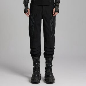 Men's Cyberpunk 3D Amor Patch Pants