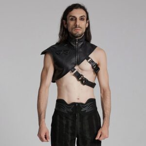 Men's Cyberpunk Buckle-up Zip Body Harness