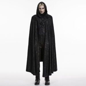 Men's Gothic Bat Wing Hooded Cloak