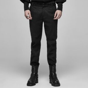 Men's Gothic Blood Jacquard Suit Pants