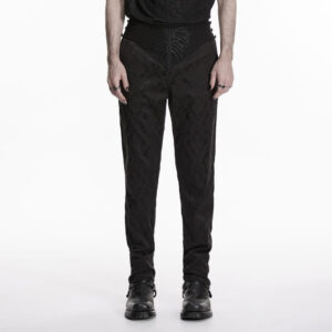 Men's Gothic Embroidered Pleated Pants